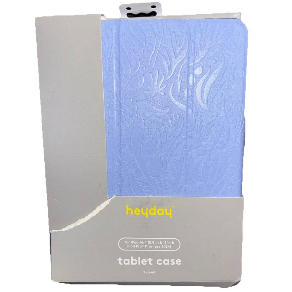 heyday Folding Folio Case for iPad Air/Pro 11 Periwinkle Blue Stand Holder